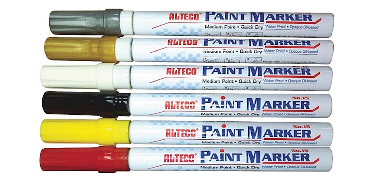 Alteco PM-BL-GOLD Altın Sarısı PAINT MARKER Kalem 6’lı