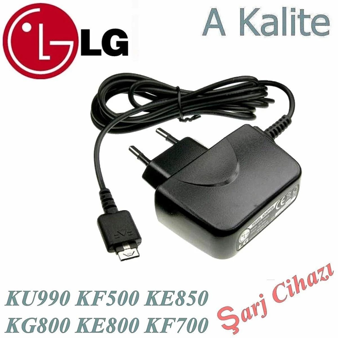 LG KG800 şarj cihazı LG Tuşlu KE800 KE850 KF500 KG810 KG800 KU990 şarj ...