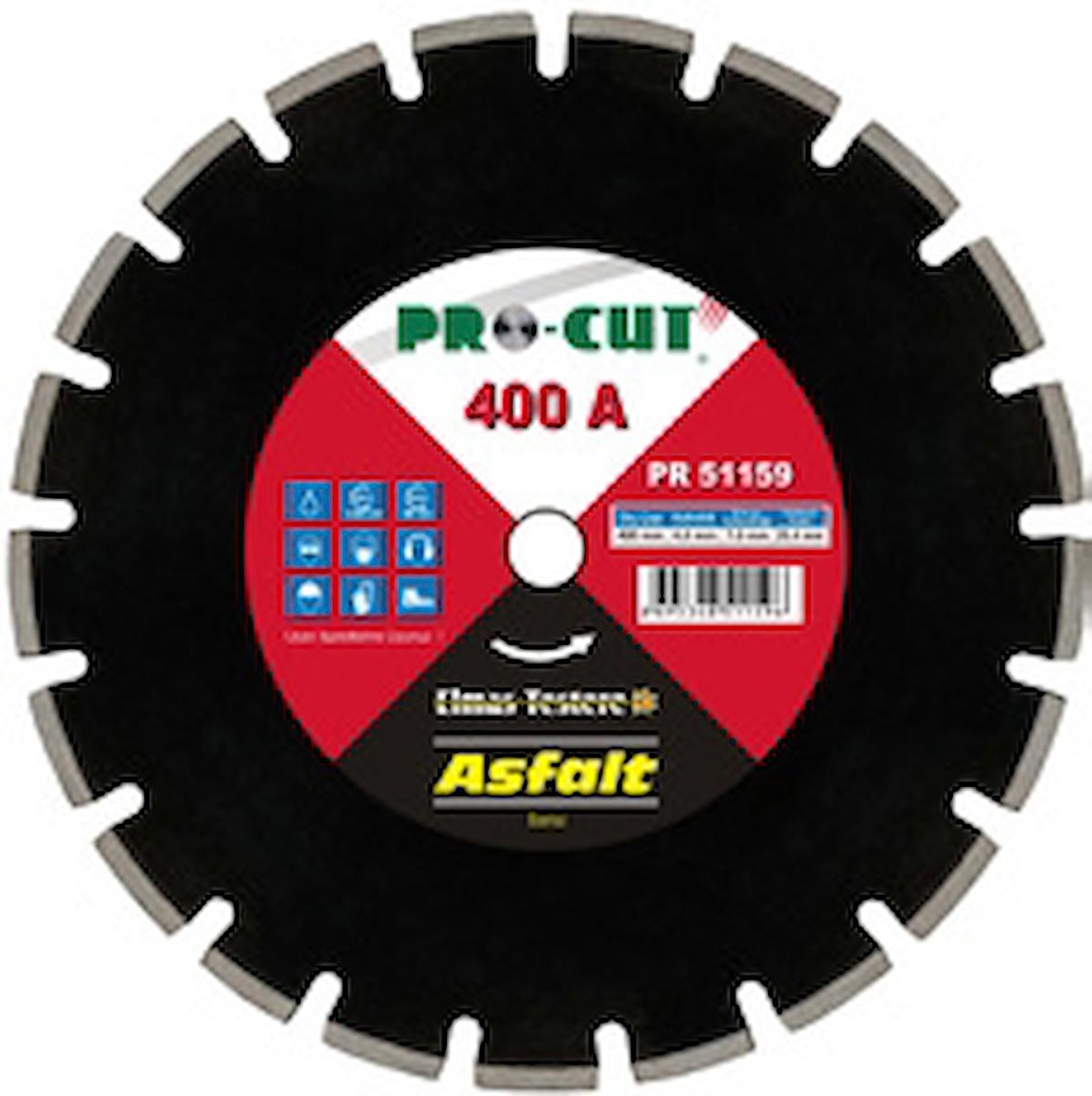 Procut PR51159 400mm Asfalt Kesme Bıçağı