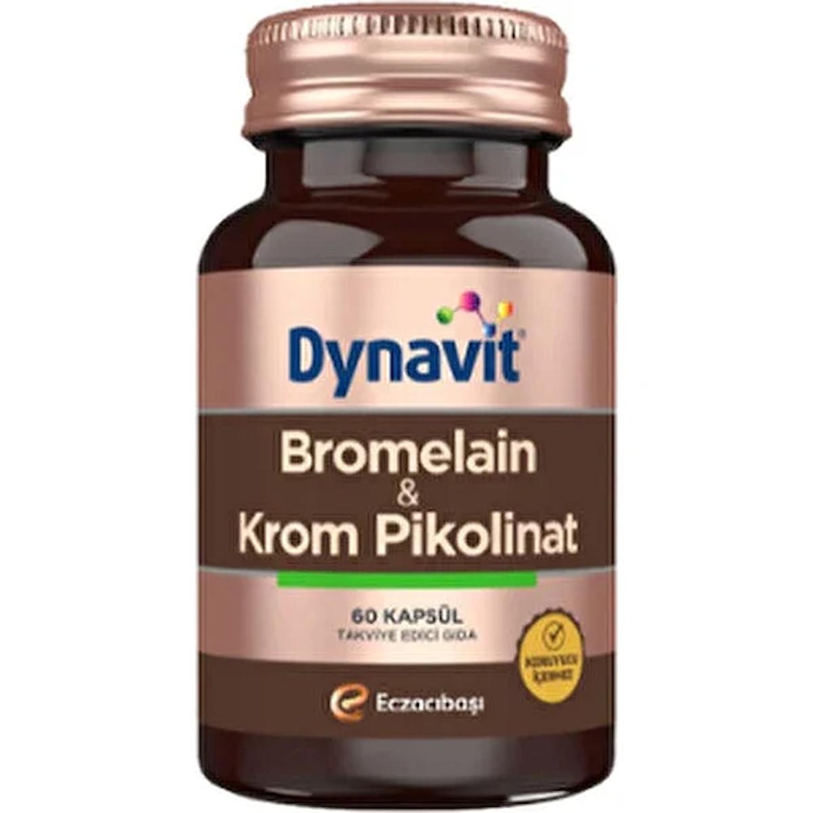 Dynavit Bromelain ve Krom Pikolinat 60 Kapsül  (  1  Adet  )