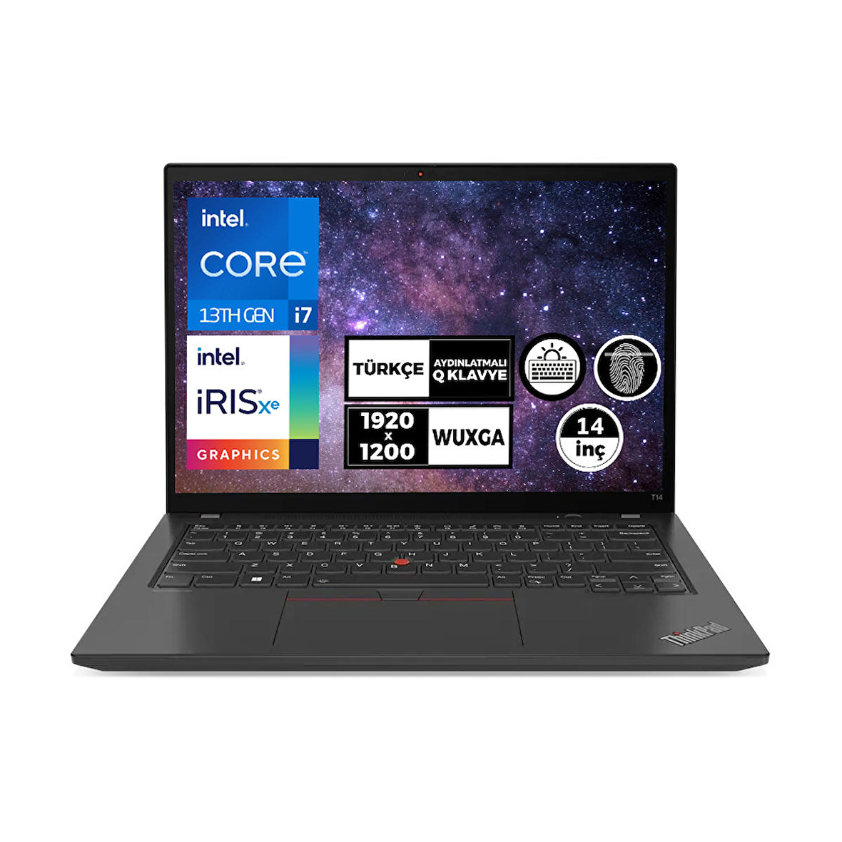 Lenovo Thinkpad T14 Gen 4 Intel Core i7-1355U 32GB 2TB SSD 14" WUXGA Windows 11 Pro Taşınabilir Bilgisayar 21HES91FTX 024