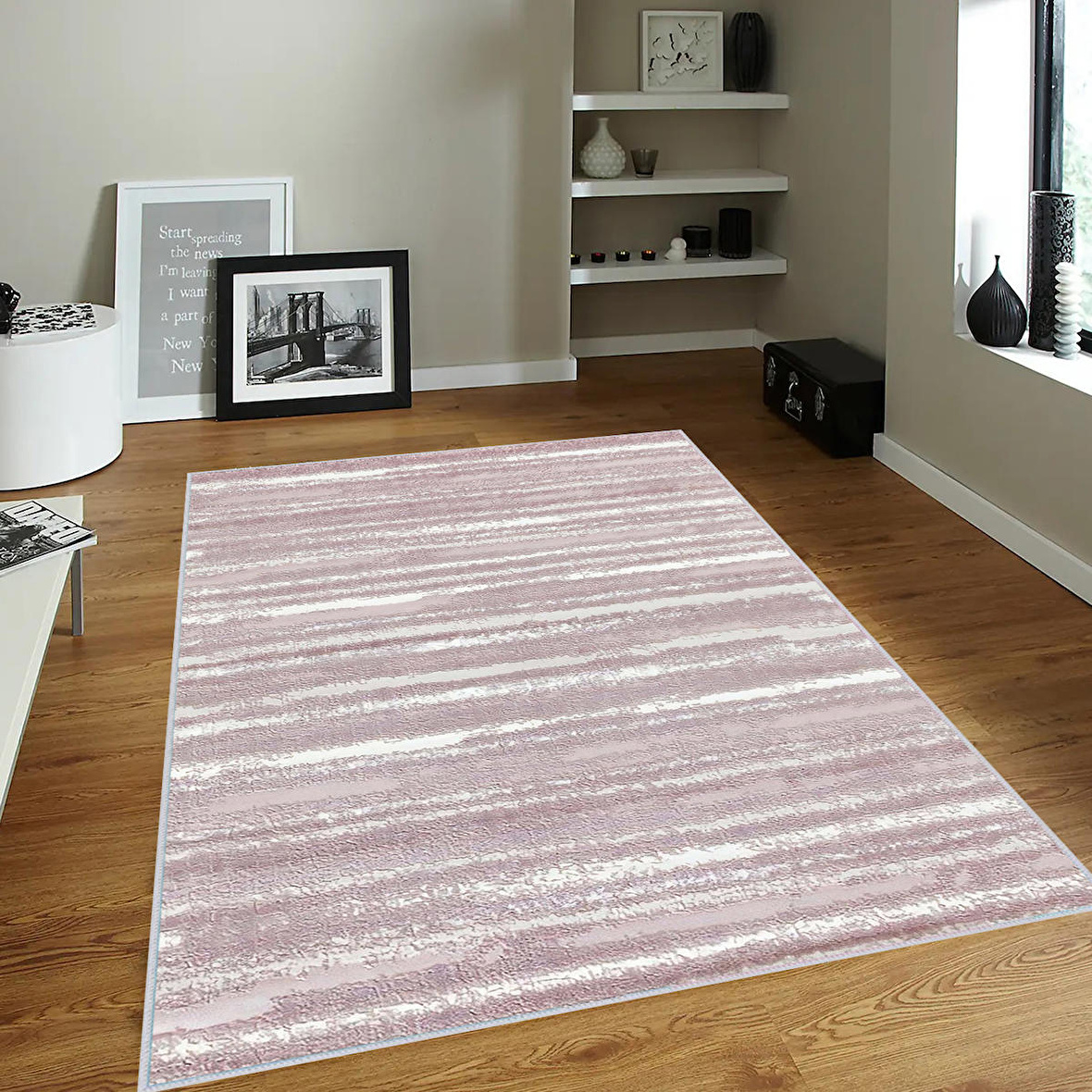 Dijital Baskı Yıkanabilir Kaymaz Taban Salon Halısı Ve Yolluk RVG0360