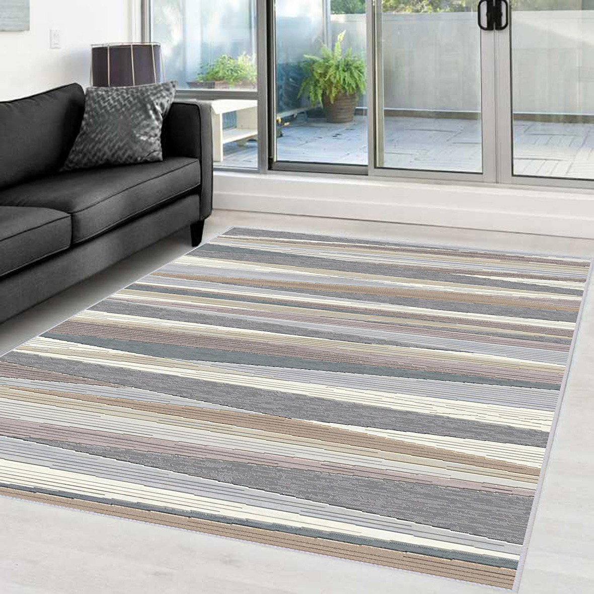 Dijital Baskı Yıkanabilir Kaymaz Taban Salon Halısı Ve Yolluk RVG0371