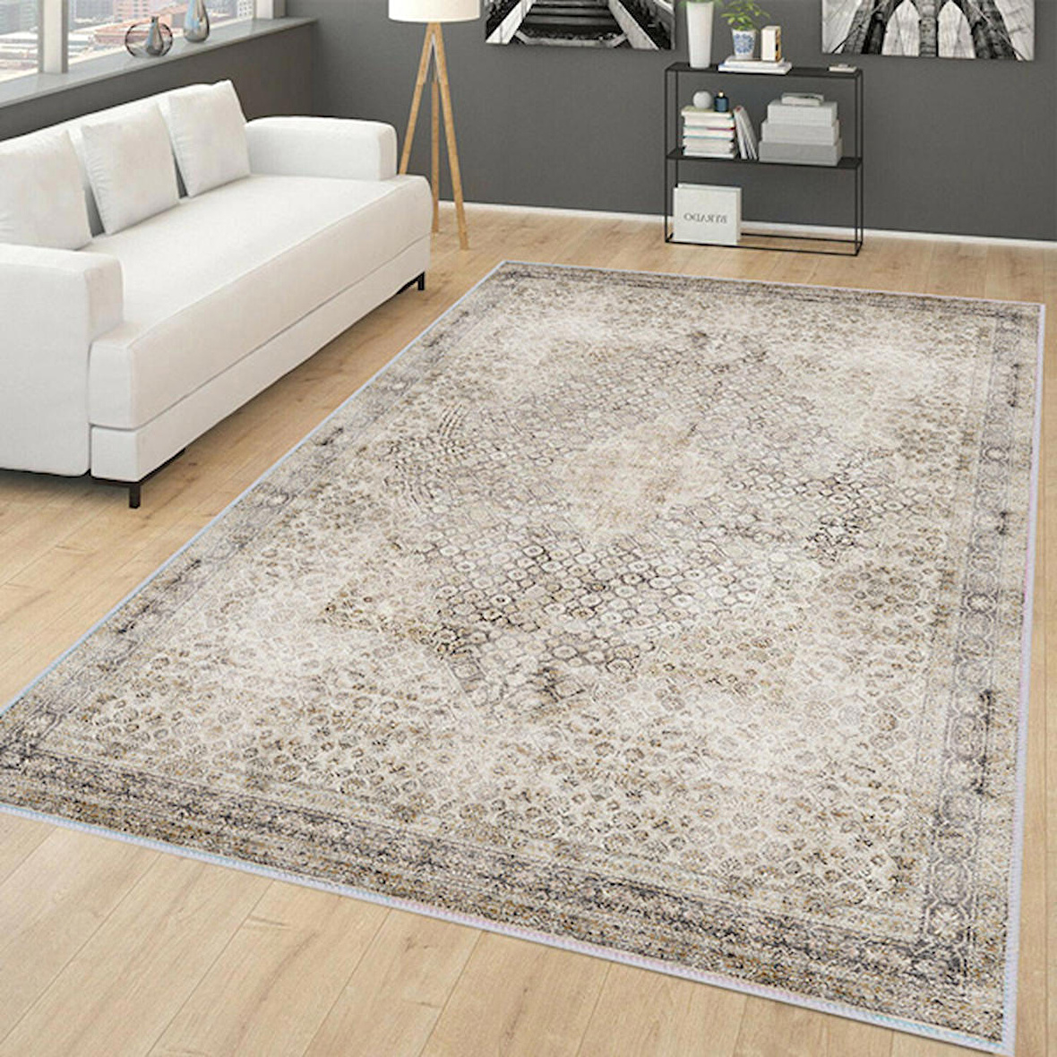 Dijital Baskı Yıkanabilir Kaymaz Taban Salon Halısı Ve Yolluk RVG0136-SD419