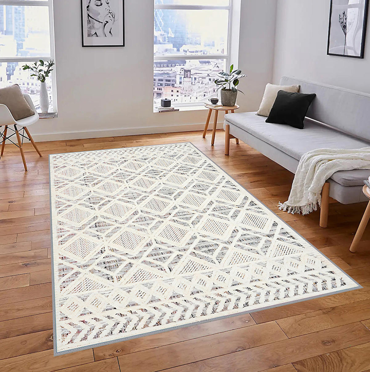 Dijital Baskı Yıkanabilir Kaymaz Taban Salon Halısı Ve Yolluk RVG1826