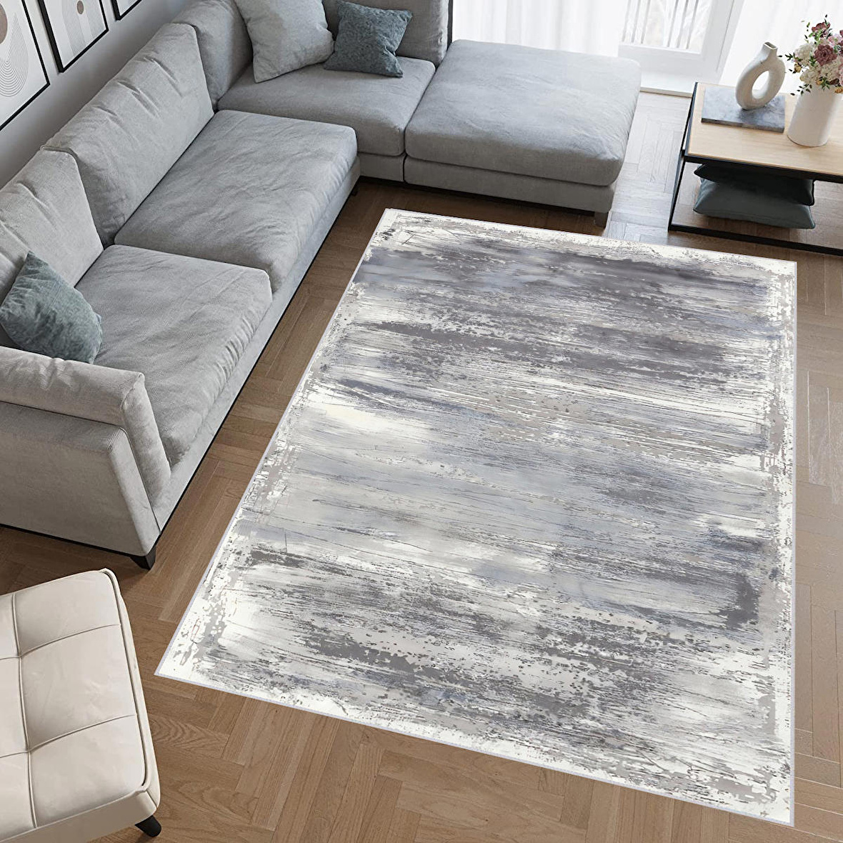 Dijital Baskı Yıkanabilir Kaymaz Taban Salon Halısı Ve Yolluk RVG0696