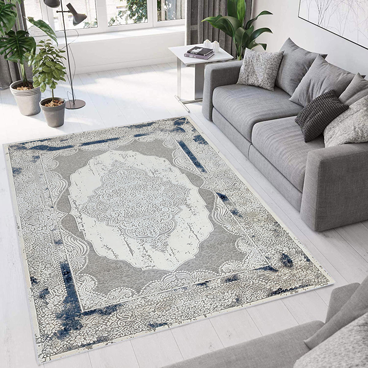 Dijital Baskı Yıkanabilir Kaymaz Taban Salon Halısı Ve Yolluk RVG0766