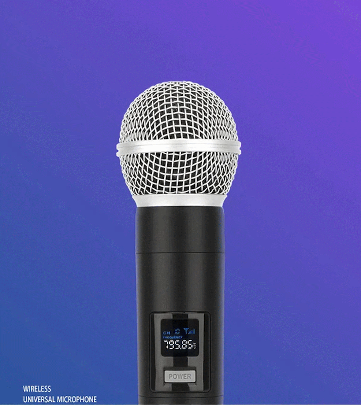 Kablosuz Karaoke Çift Mikrofon 6.35mm Sahne Performansı Partiler Aktiviteler Amfi Hoparlör Için Wn06 