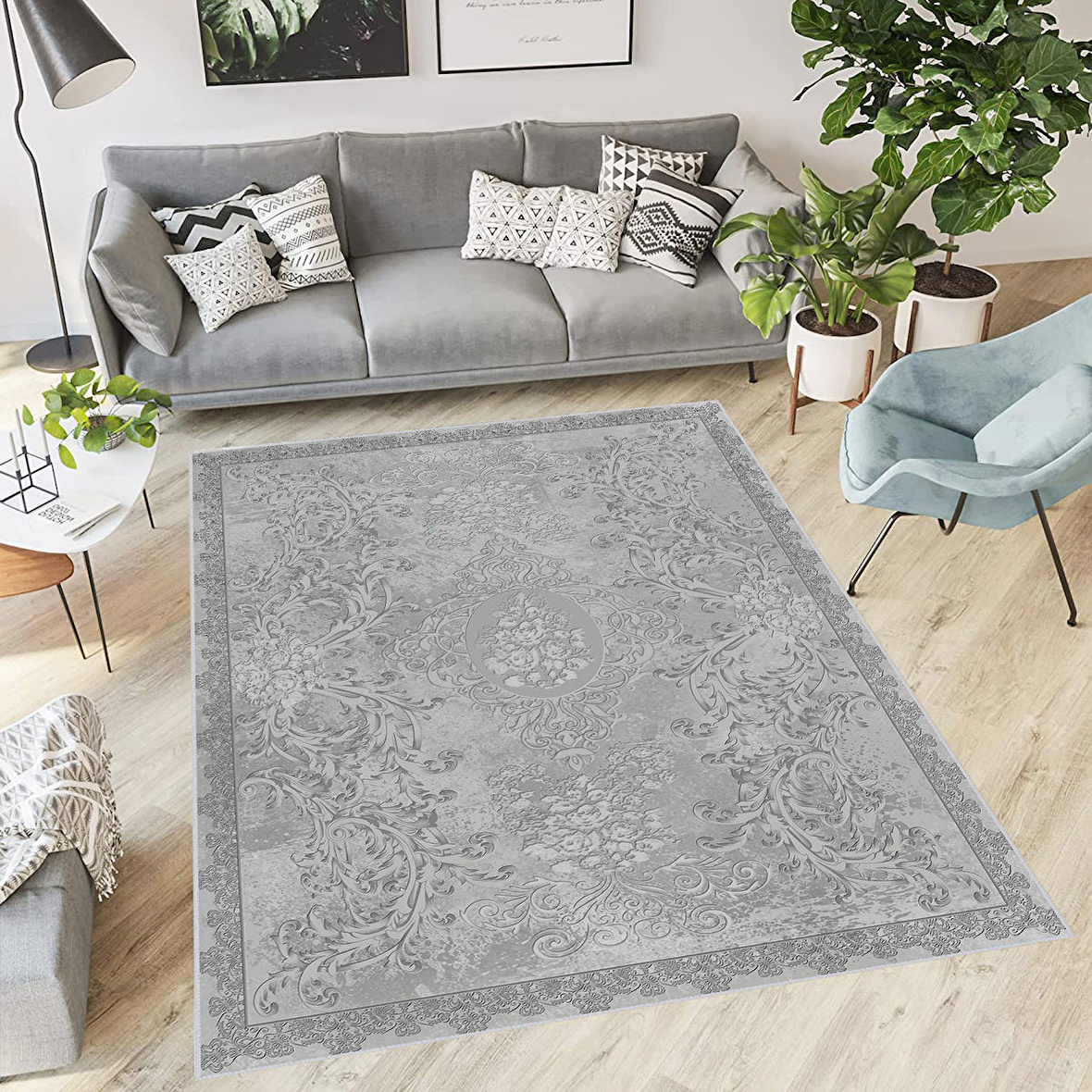 Dijital Baskı Yıkanabilir Kaymaz Taban Salon Halısı Ve Yolluk RVG1920