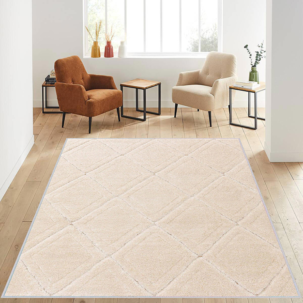 Dijital Baskı Yıkanabilir Kaymaz Taban Salon Halısı Ve Yolluk RVG1236