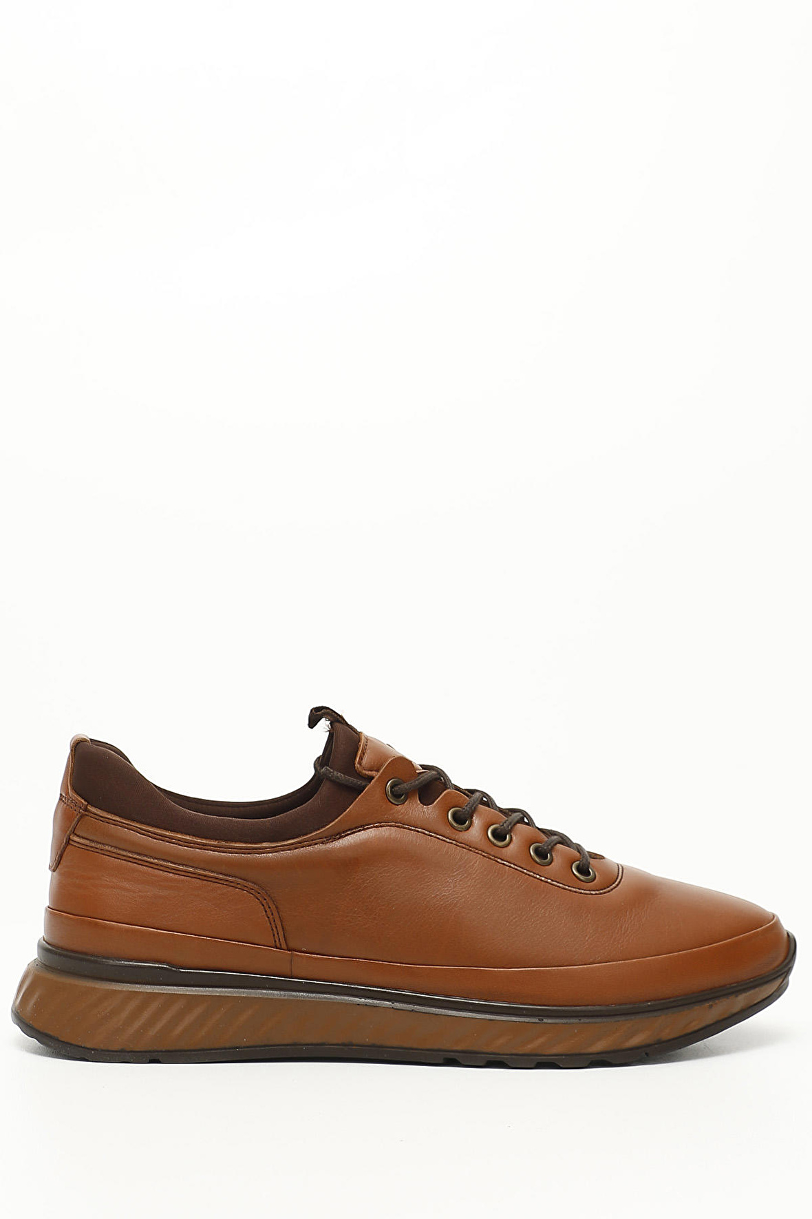 TABA ANTİK Gön Hakiki Deri Bağcıklı Jel Tabanlıklı Erkek Günlük Sneaker 01909