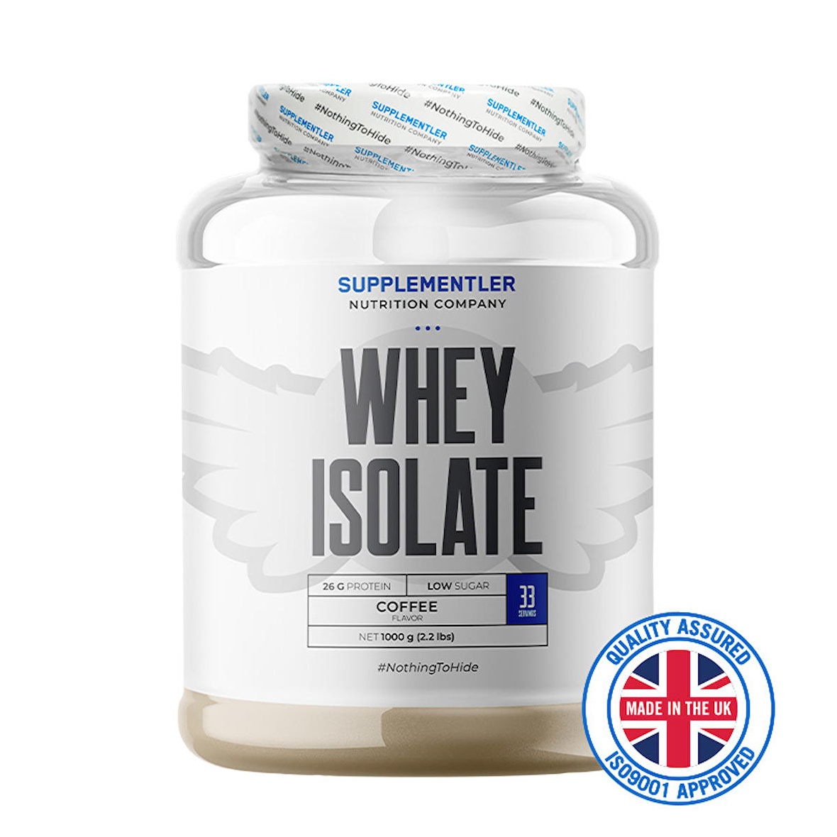 Supplementler.com Whey Isolate 1000 Gr - KAHVE.