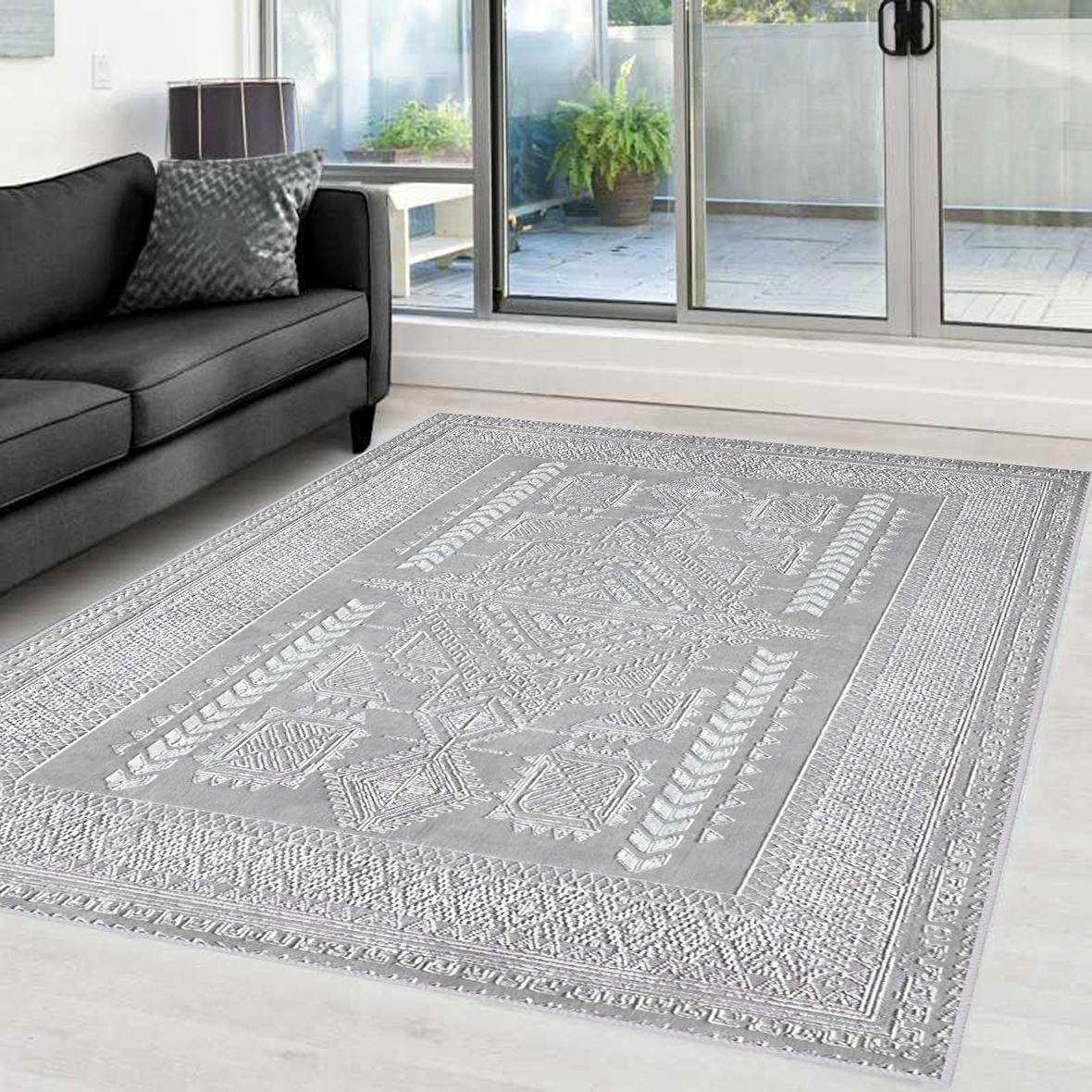 Dijital Baskı Yıkanabilir Kaymaz Taban Salon Halısı Ve Yolluk RVG0366