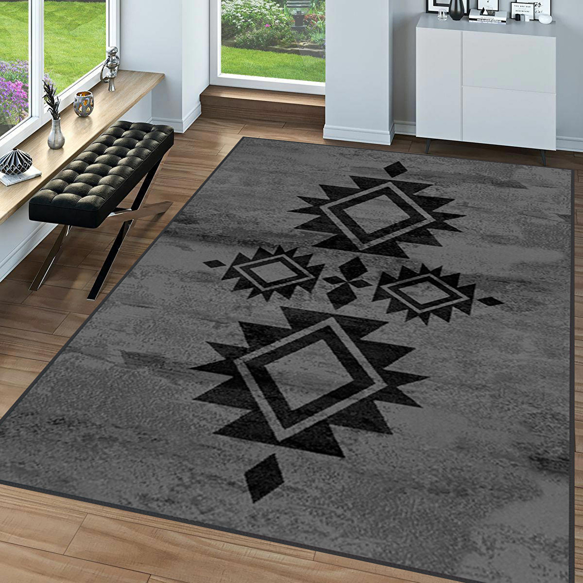 Dijital Baskı Yıkanabilir Kaymaz Taban Salon Halısı Ve Yolluk RVG1590-SD370