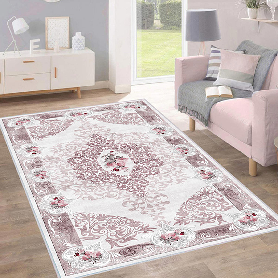 Dijital Baskı Yıkanabilir Kaymaz Taban Salon Halısı Ve Yolluk RVG0153_SD626