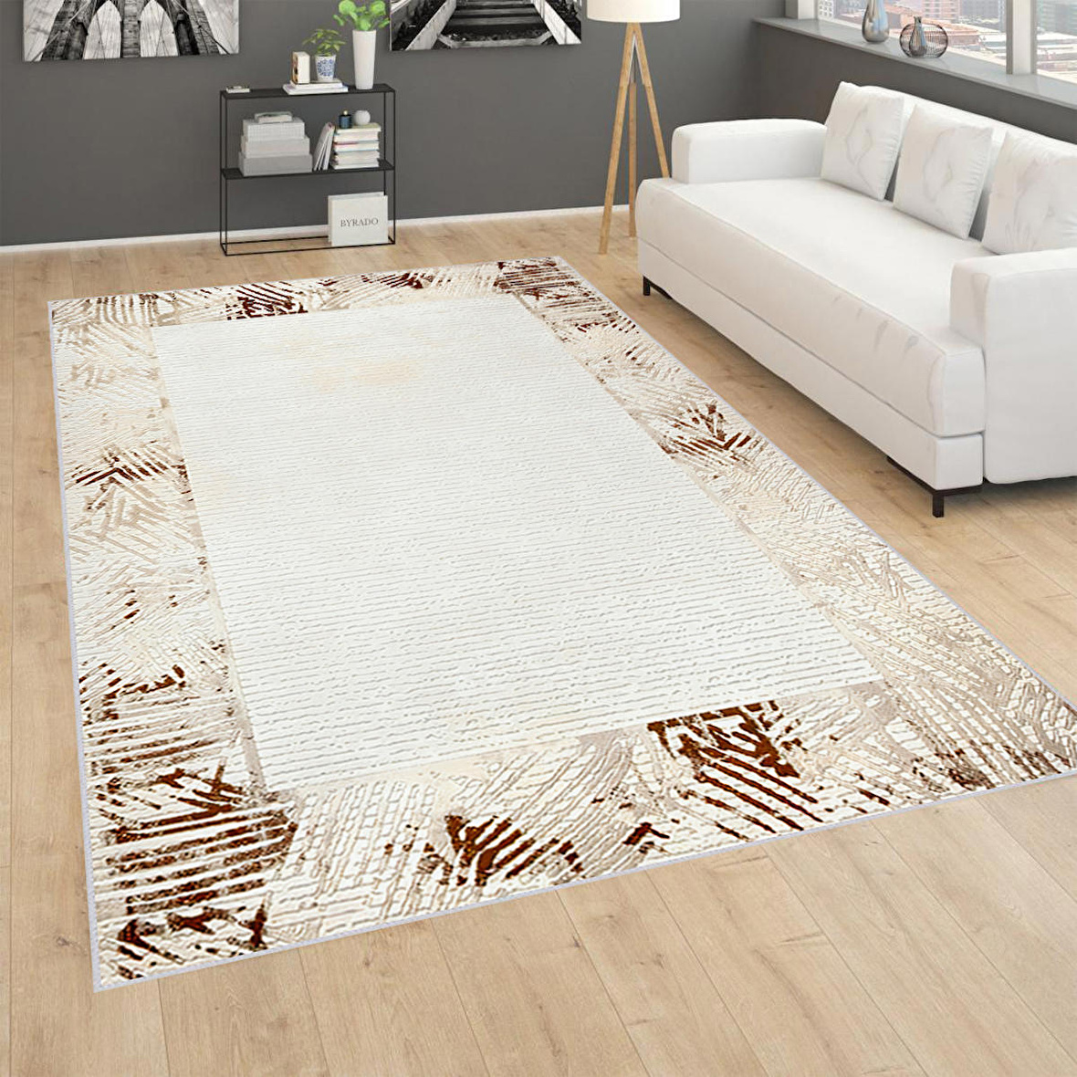 Dijital Baskı Yıkanabilir Kaymaz Taban Salon Halısı Ve Yolluk RVG0758