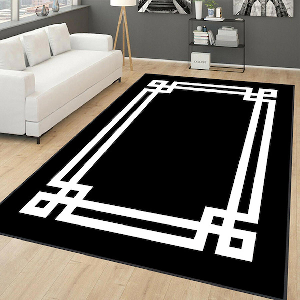 Dijital Baskı Yıkanabilir Kaymaz Taban Salon Halısı Ve Yolluk RVG0077-SD694