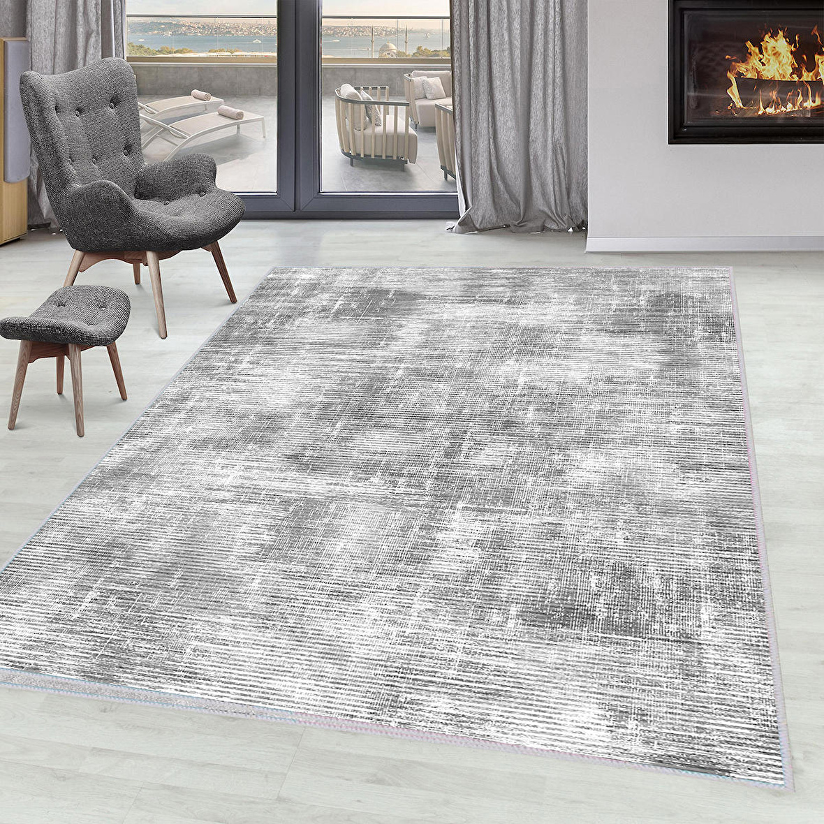 Dijital Baskı Yıkanabilir Kaymaz Taban Salon Halısı Ve Yolluk RVG1604