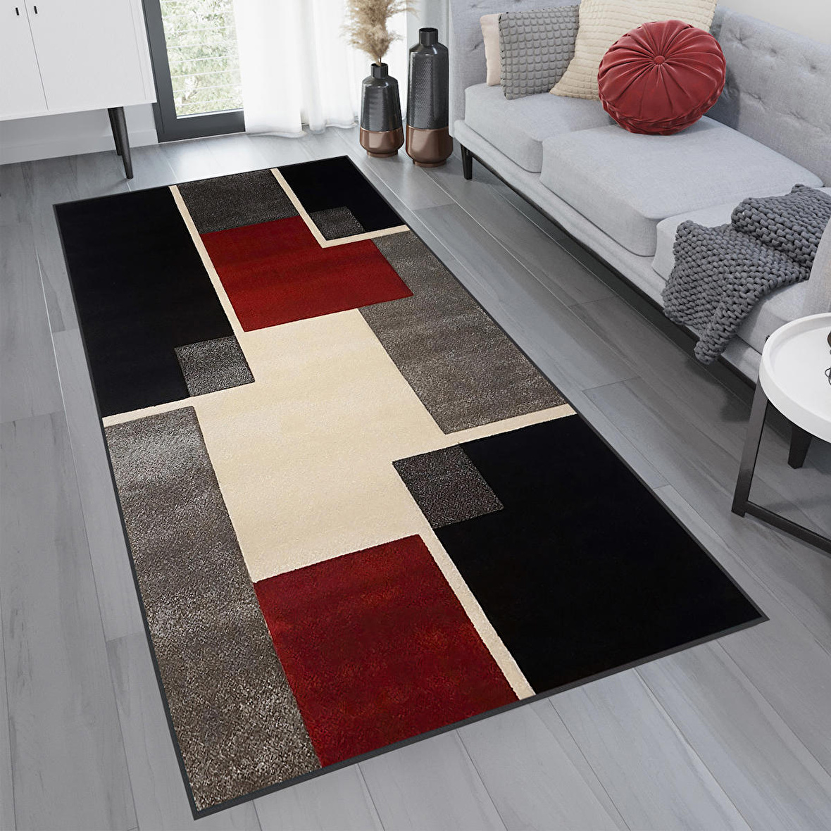 Dijital Baskı Yıkanabilir Kaymaz Taban Salon Halısı Ve Yolluk RVG1770