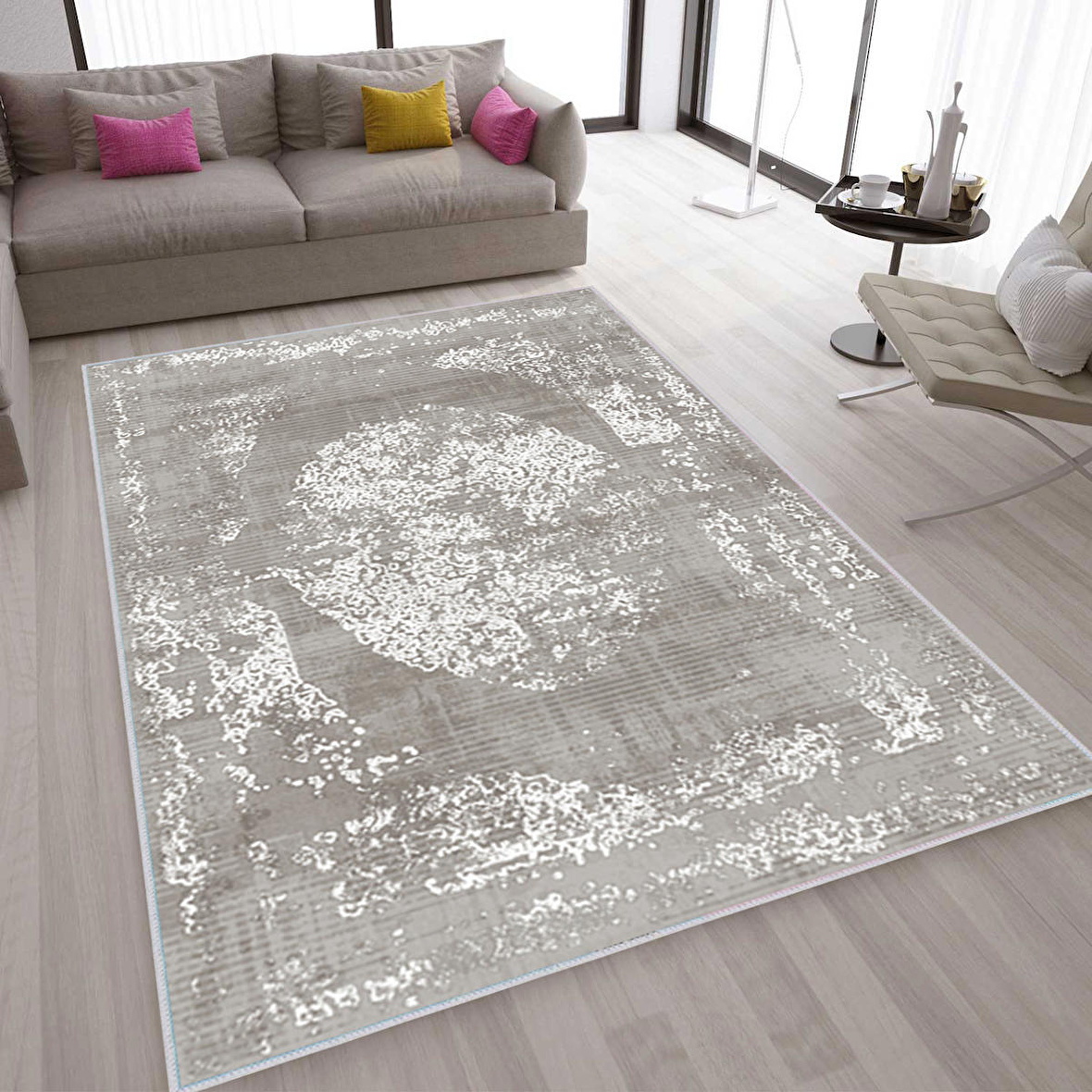 Dijital Baskı Yıkanabilir Kaymaz Taban Salon Halısı Ve Yolluk RVG1589-SD312