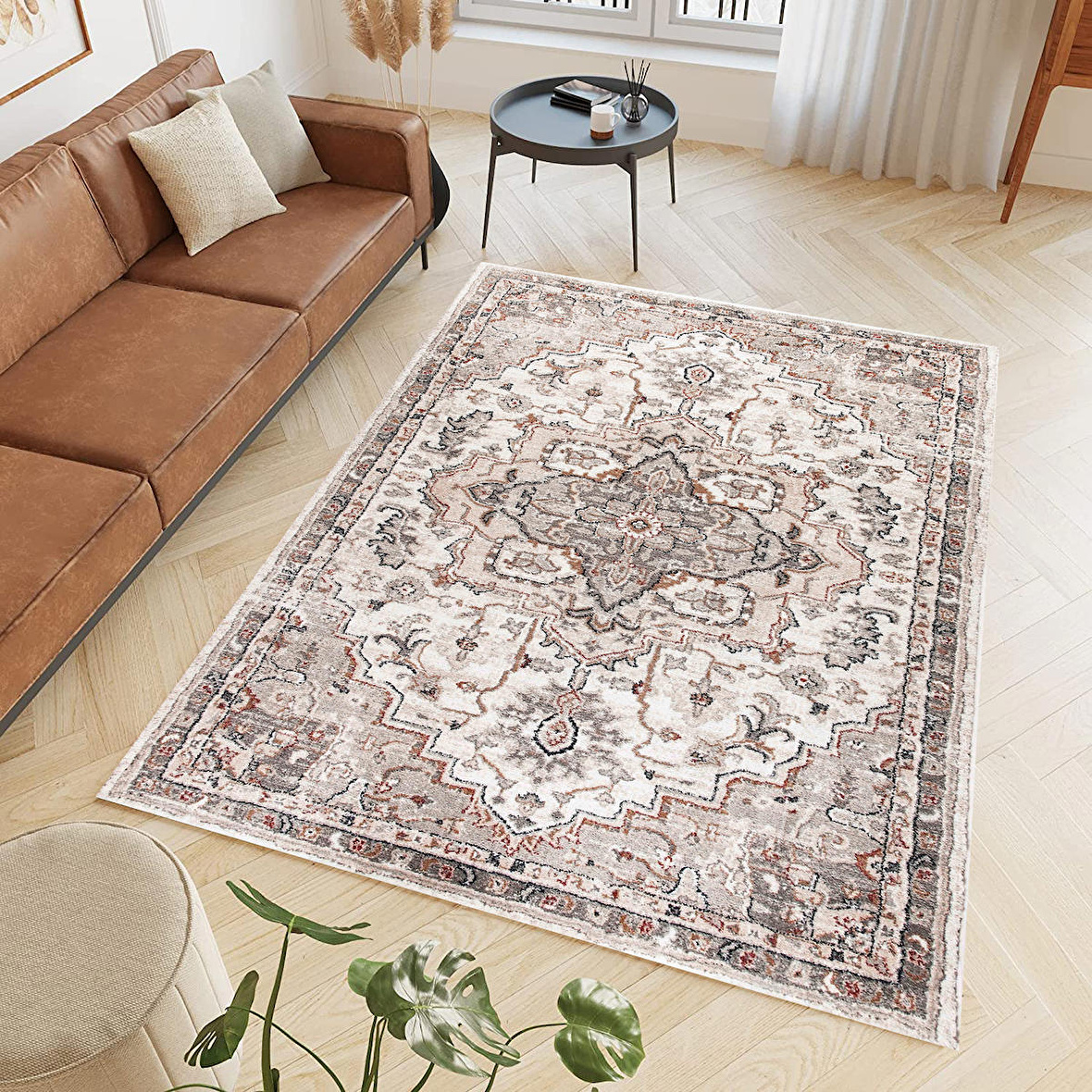 Dijital Baskı Yıkanabilir Kaymaz Taban Salon Halısı Ve Yolluk RVG0796