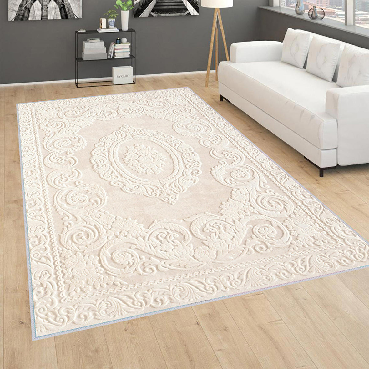 Dijital Baskı Yıkanabilir Kaymaz Taban Salon Halısı Ve Yolluk RVG1678