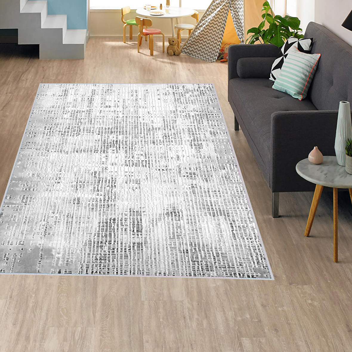 Dijital Baskı Yıkanabilir Kaymaz Taban Salon Halısı Ve Yolluk RVG1636-HT1348