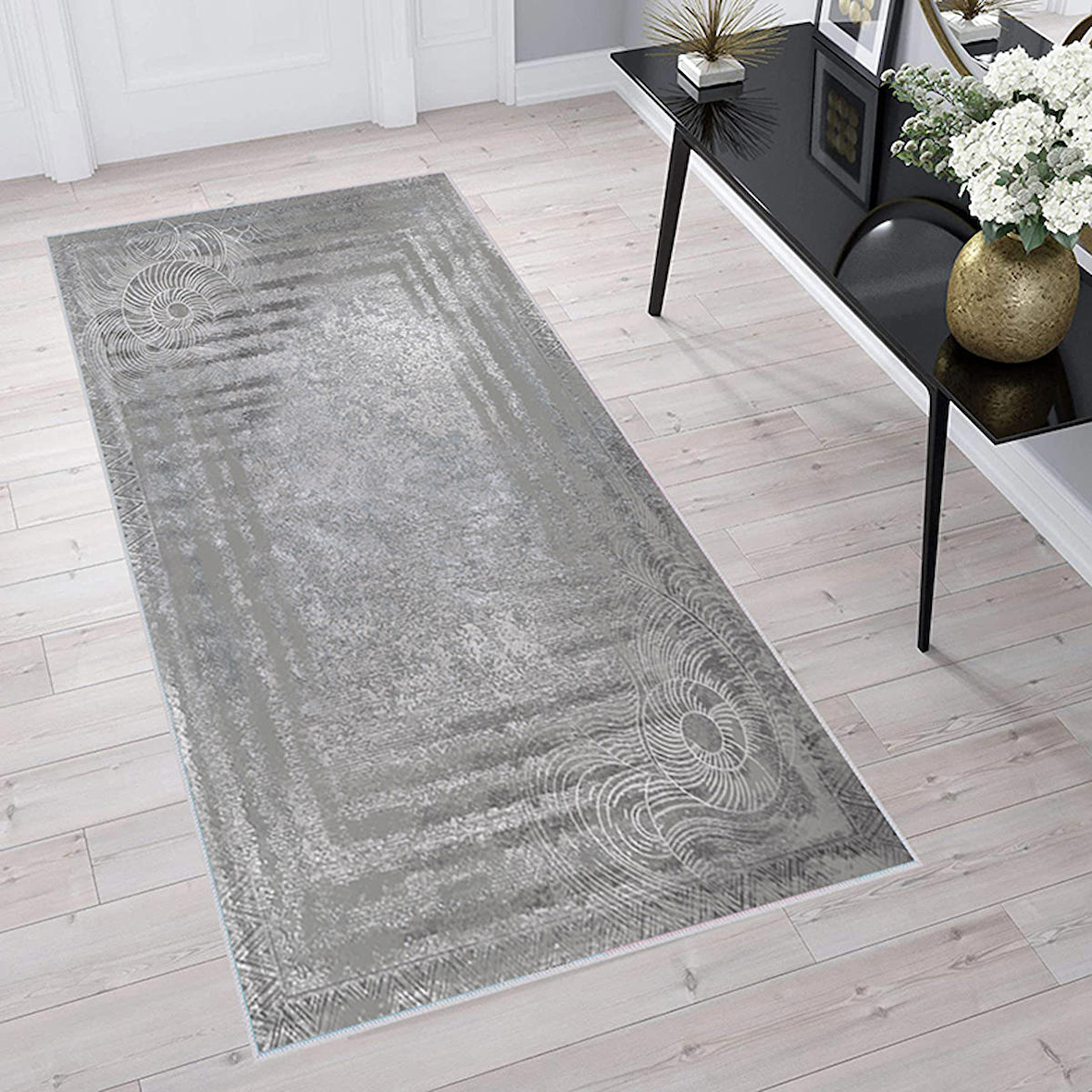 Dijital Baskı Yıkanabilir Kaymaz Taban Salon Halısı Ve Yolluk RVG1510-SD233
