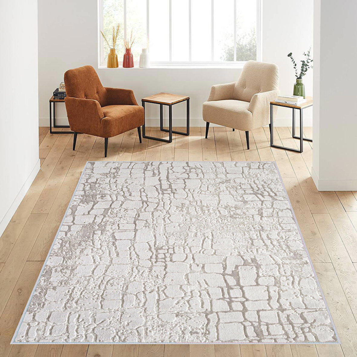 Dijital Baskı Yıkanabilir Kaymaz Taban Salon Halısı Ve Yolluk RVG1069