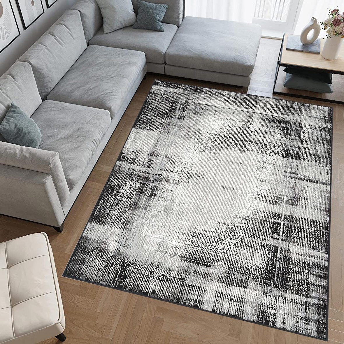 Dijital Baskı Yıkanabilir Kaymaz Taban Salon Halısı Ve Yolluk RVG0703