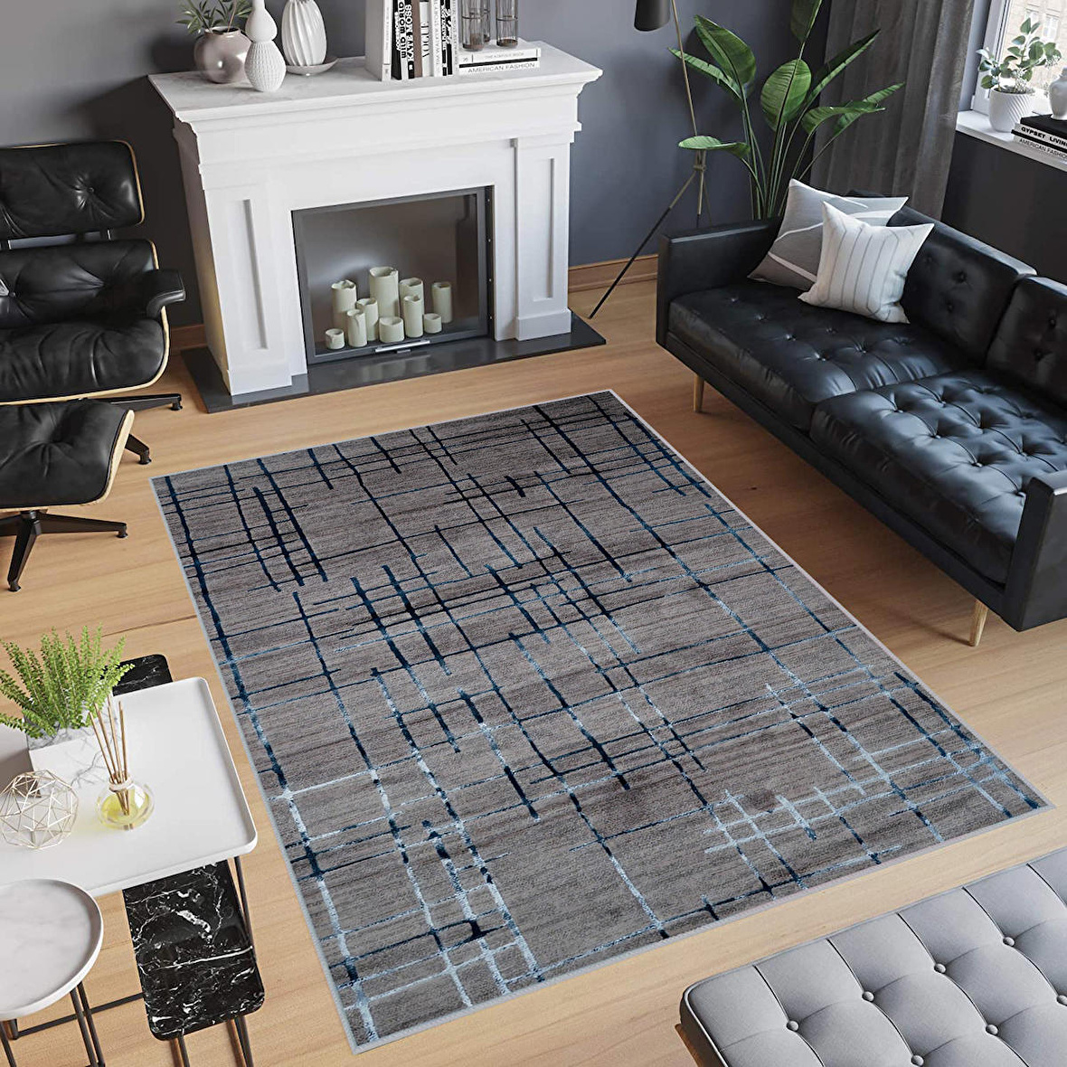 Dijital Baskı Yıkanabilir Kaymaz Taban Salon Halısı Ve Yolluk RVG0472