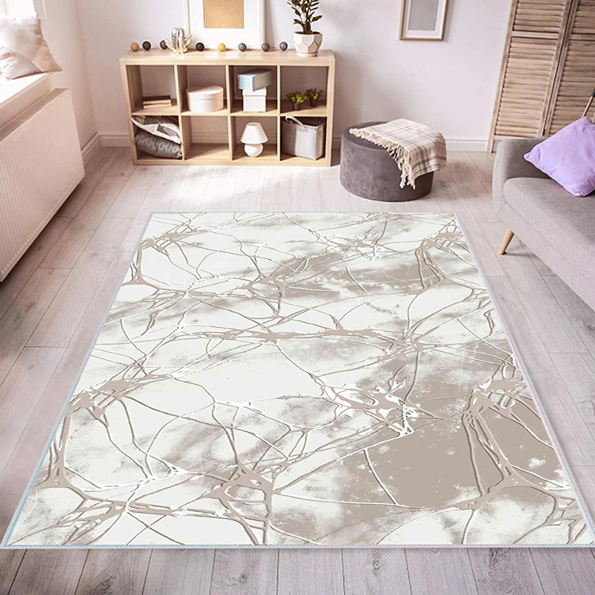 Dijital Baskı Yıkanabilir Kaymaz Taban Salon Halısı Ve Yolluk RVG0419