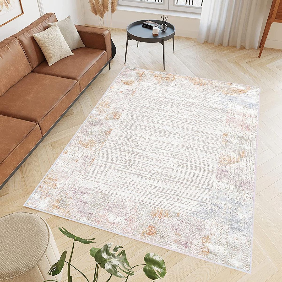 Dijital Baskı Yıkanabilir Kaymaz Taban Salon Halısı Ve Yolluk RVG0724