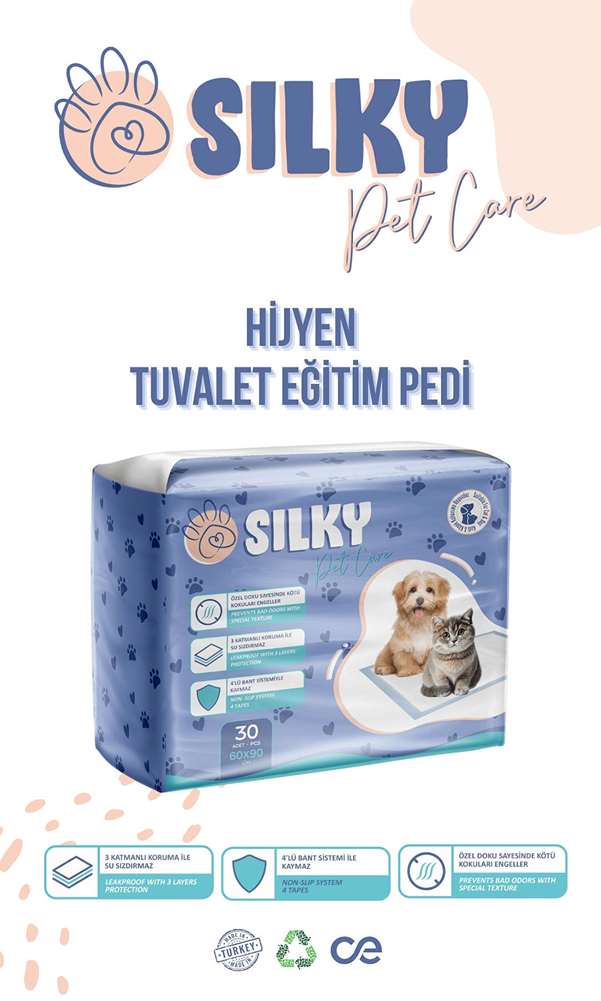 SILKY - Hijyenik Tuvalet Eğitim Pedi