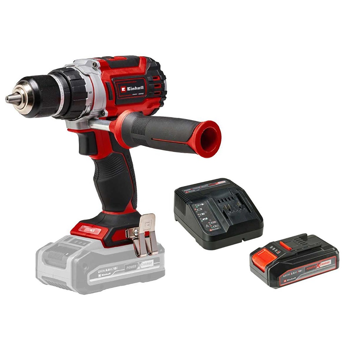 Einhell TP-CD 18/60 Li BL - Solo, Akülü Vidalama ve Einhell 18V 2,5 Ah PXC Starter Kit (Başlangıç Seti)