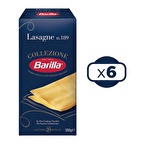 Barilla Lazanya / Lasagne n.189 Sade Makarna 500 Gr. x 6 Adet