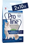 Proline Topaklanan Kokusuz Kedi Kumu 2X10 Lt 