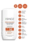 Sinoz Spf50 Yağlı Ciltlere Özel Sıvı Yüz Güneş Kremi - Yeni Nesil Güneş Filtreleri Hibrit Formül 50ml