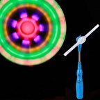 2 ADET MAVİ LED IŞIKLI DEĞİRMEN IŞIK SESLİ IŞIKLI UFO IŞIK 2 PCS BLUE FLASHİNG LİGHT UP LED SPİNNİNG