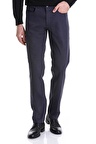 Lacivert Regular Fit Düz 5 Cep Pamuklu Kot Pantolon | 34