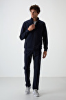 Troy İndigo Standart Kalıp Erkek Eşofman Takım - 85196
