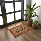 Decovetro Kapı Önü Halı Paspas Welcome Home Desenli 40 x 60 Cm