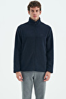 Hardy Lacivert Standart Kalıp Polar Erkek Sweatshirt - 88299