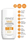 Sinoz Spf50 Koyu Cilt Lekelerine Etkili Sıvı Yüz Güneş Kremi - Yeni Nesil Güneş Filtreleri Hibrit Formül