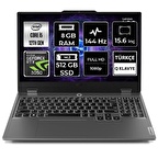 Lenovo LOQ 15IAX9 83GS007VTR i5-12450HX 8GB 512GB SSD RTX3050-6GB 95W 15.6'' FreeDos Taşınabilir Bilgisayar