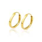 Versage 14 Ayar Altın Küpe 3 cm. Çaplı