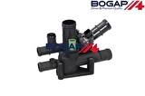 Termostat Yuvası ( Komple )-Golf 4-Bora-Toledo-Leon-1.6 Lt.-Avu-Bfq