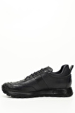 LACİVERT PİTON Gön Platinum Hakiki Deri Bağcıklı Erkek Sneaker 34490