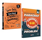 ARTIBİR YAYINLARI 4.Sınıf Ünite Ünite Yeni Nesil Soru Bankası + Bir Paragraf Bir Problem