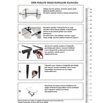 Fasulye Masa Turuncu Pvc
